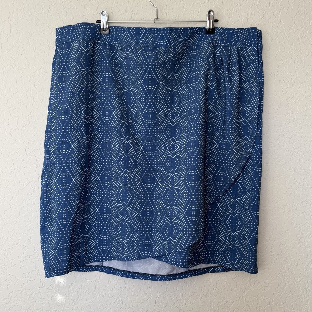 Rip Skirt Hawaii XXL 2XL Wrap Skirt Blue Swimsuit CoverUp Beach Resort Quick Dry